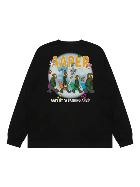 Tricou Aape By A Bathing Ape lung negru