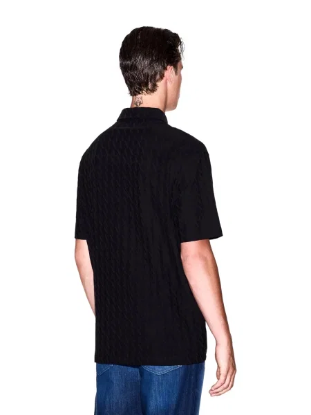 ARMANI EXCHANGE Tricou negru