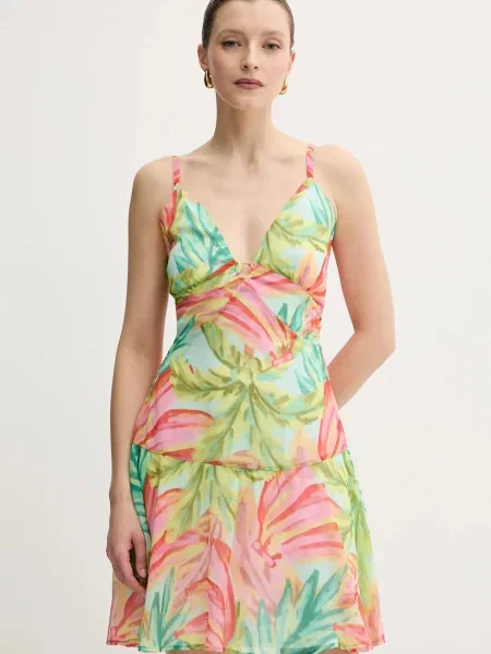 Morgan rochie RCREO.F mini evazati RCREO.F verde