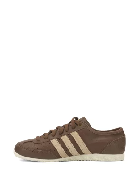 Sneakerși Adidas din piele cu platformă negru