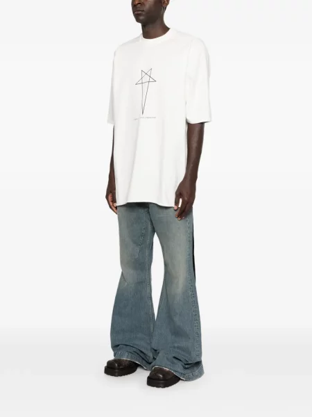 Тениска Rick Owens Drkshdw бяло