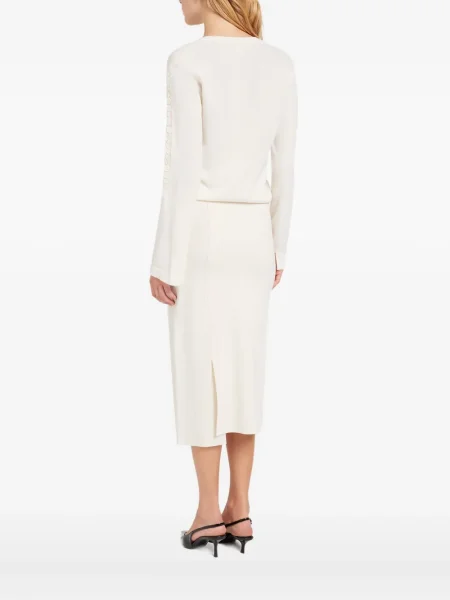 Cardigan Ports 1961 cu paiete alb