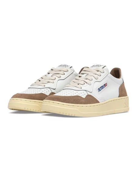 Sneakersy Autry brązowe