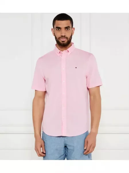 Tommy Hilfiger Cămașă FLEX roz