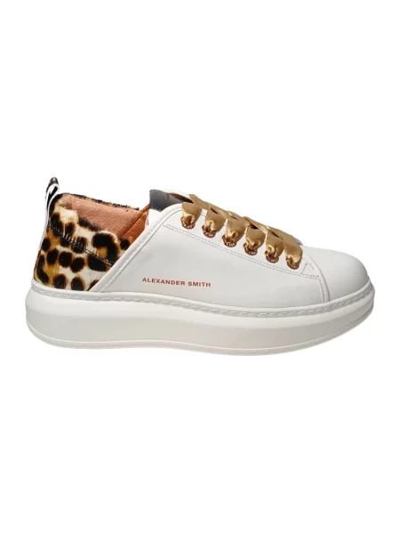 Sneakersy Alexander Smith białe