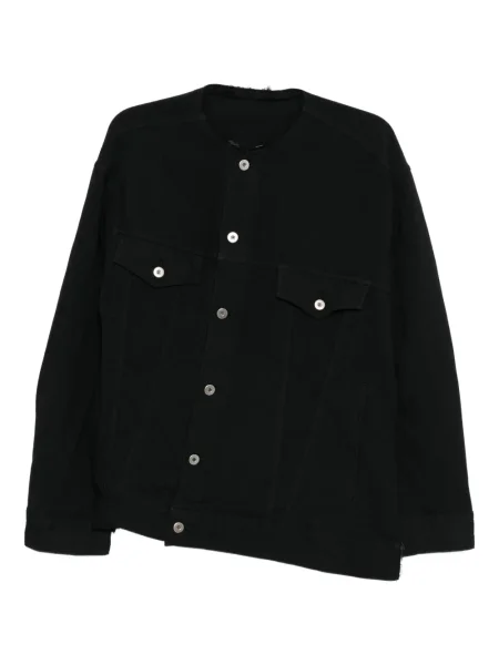 Яке Black Comme Des Garçons с кръгло деколте черно