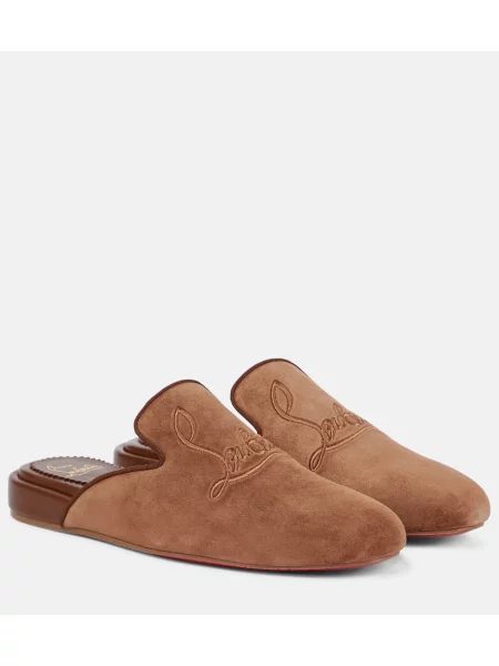 Copati Christian Louboutin iz semiša rjava