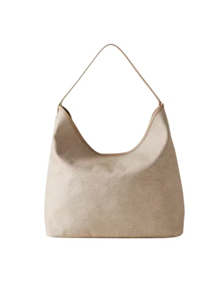Torebka hobo Borbonese beżowa
