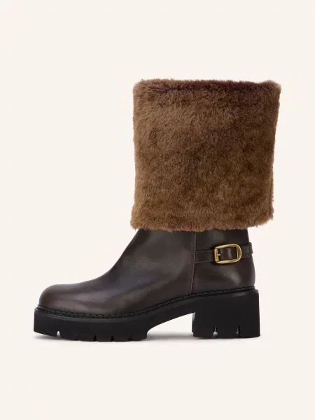 Roberto Festa Boots Sestrier tmavě / zlatá hnědá
