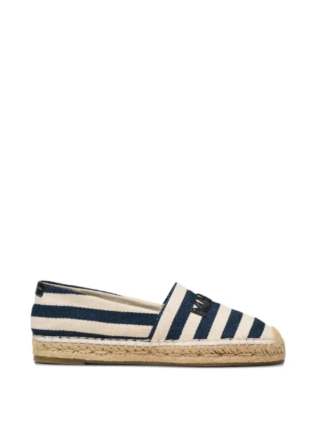 Espadrile Marc Jacobs cu dungi din canvas albastru