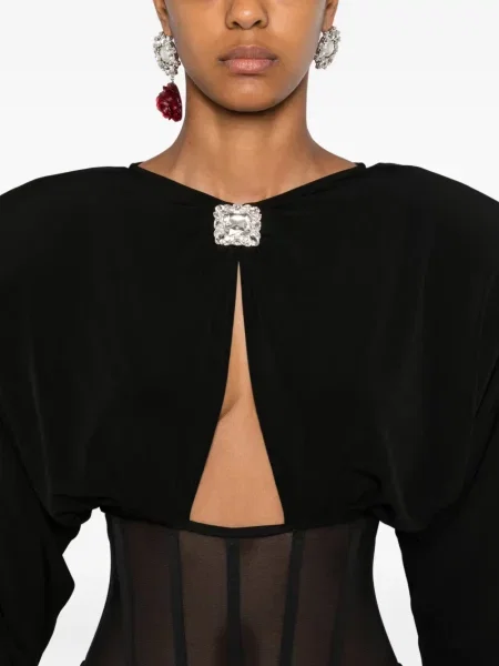 Rochie maxi Nissa de costum negru