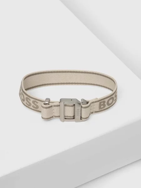 Bransoletka Boss beżowa