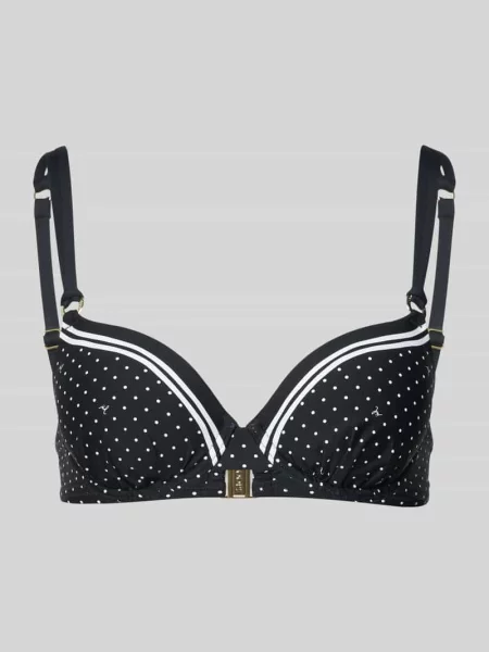 Góra od bikini w stylu allover model Brismar Beach' Joop! Collection czarne