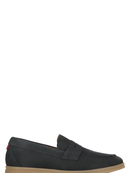 Pantofi loafer Bally din piele gri