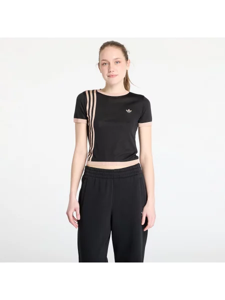 Μικρός μπλούζα Adidas Originals μαύρο