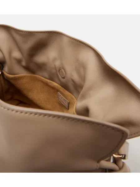 Geanta de piele Loewe din piele bej