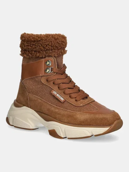 Tenisky Love Moschino hnědá