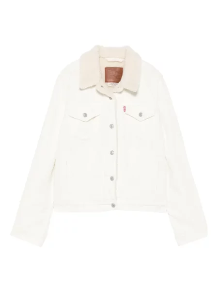 Blugi drepți Levi's® de catifea cord alb