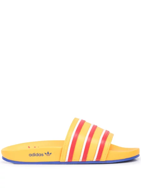 Papuci Adidas cu dungi portocaliu