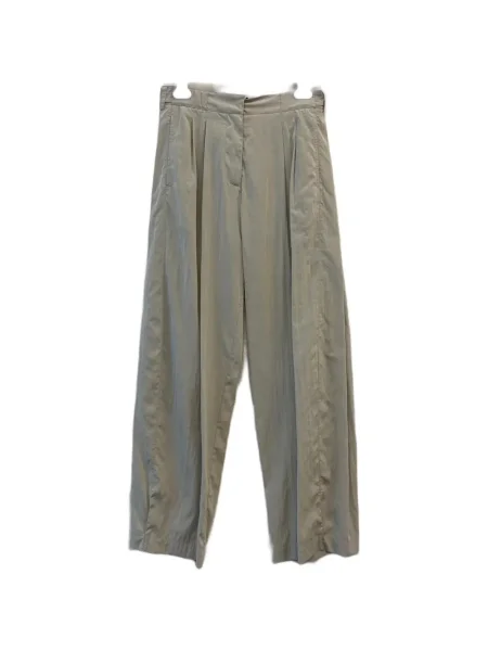 Pantaloni The Row plisate gri