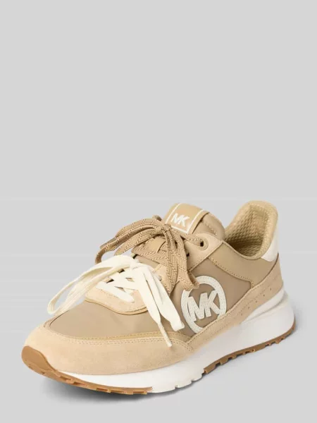 Sneakersy z mieszanki skóry z detalem z logo model Nova' Michael Michael Kors