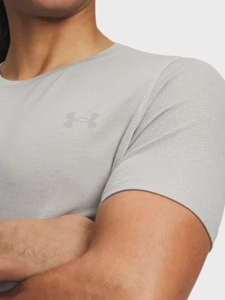Вовняна спортивна футболка Under Armour для бігу сіра