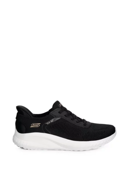 Chiloți Skechers cu șireturi din dantelă negru