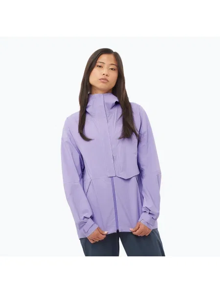 Jachetă de vânt pentru femei Salomon Outerpath Pro tulip violet