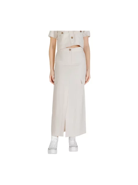 Spódnica midi Jacqueline De Yong szara