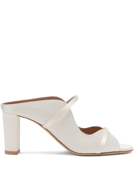 Sandale Malone Souliers din satin alb