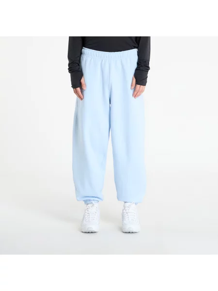 Fleecové nohavice Nike biela