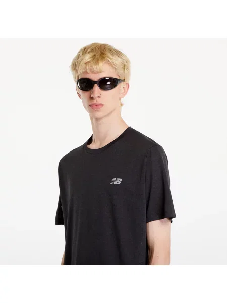 New Balance edzős póló Athletics sima fekete