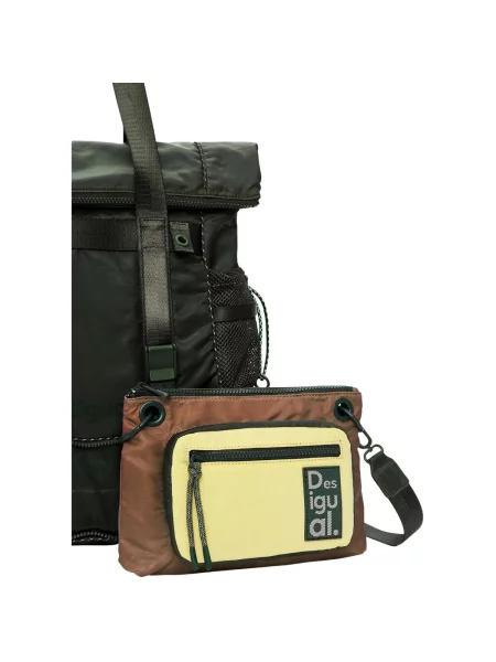 Kabelka Desigual ve grunge stylu zelená