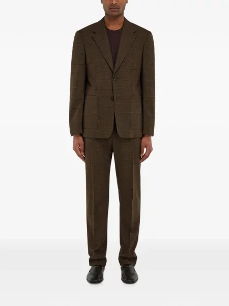 Costum Ferragamo de lână maro