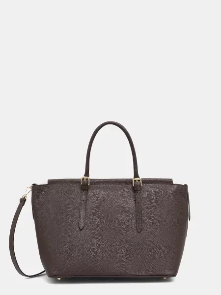 Geanta de piele Answear.lab din piele maro