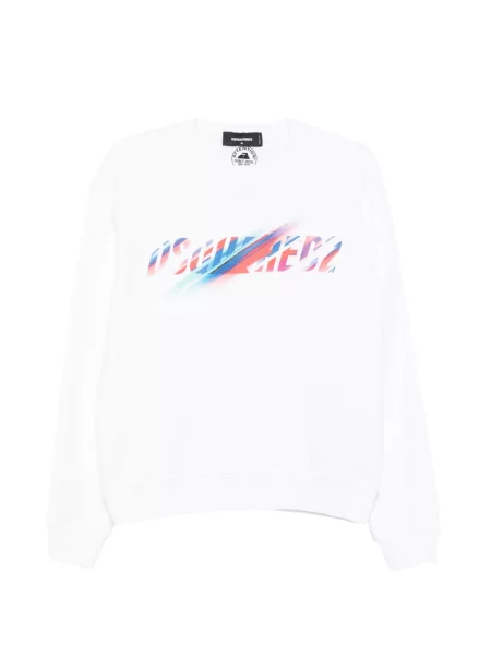 Hanorac Dsquared2 cu imagine alb