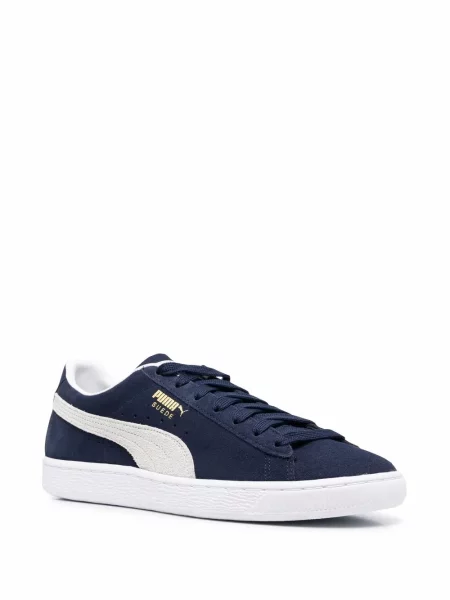 Zomšinės klasikinės sportbačiai Puma Suede mėlyna