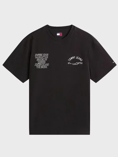 Футболка Tommy Jeans чорна