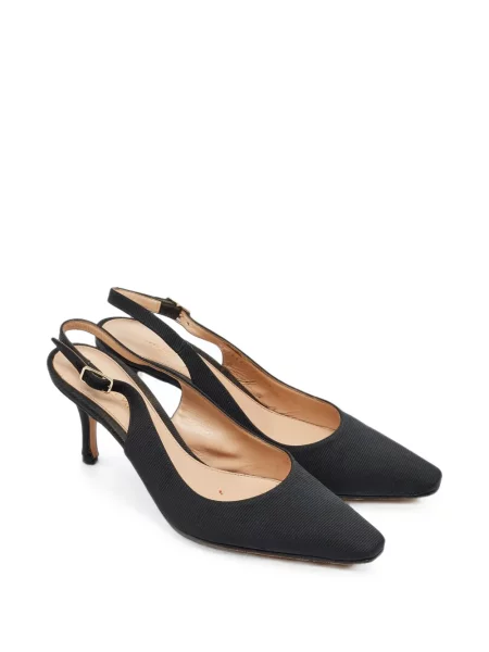 Pantofi cu toc Gianvito Rossi slingback negru