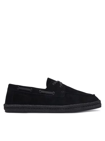 Espadrilės Calvin Klein Espadrille Hybrid Boat Su juoda