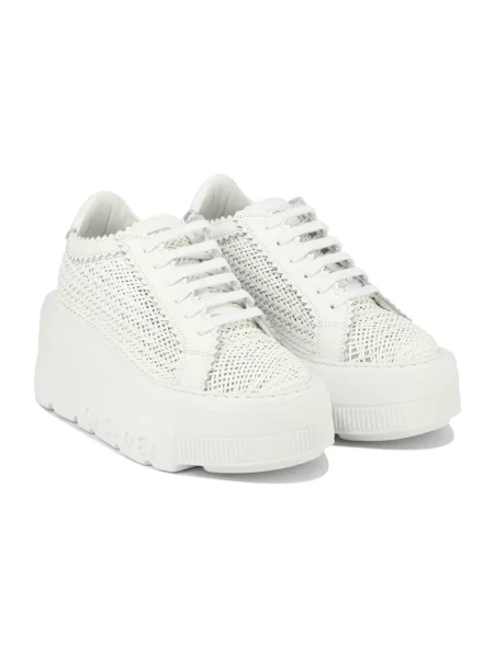 Sneakersy Casadei skórzane białe