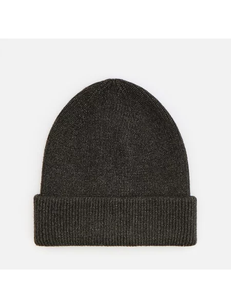 Reserved Viszkózkeverék beanie sapka sötétszürke
