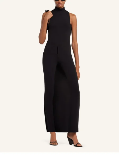 Pantaloni Courreges negru