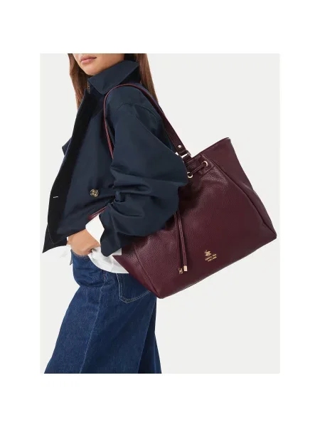 Ročna torba Beverly Hills Polo Club Bordo rdeča