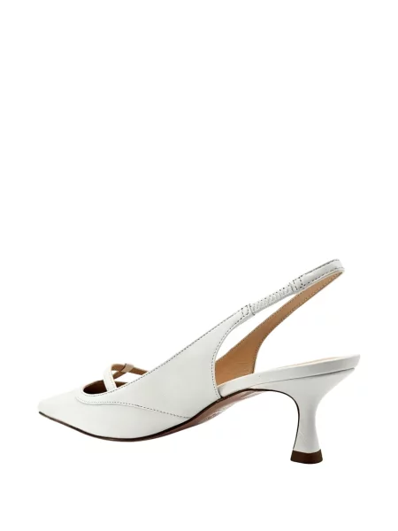 Pantofi cu toc Madison.maison slingback alb