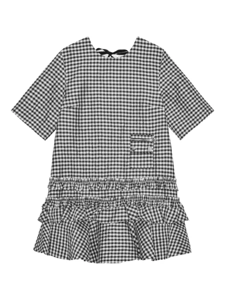 Rochie Ganni cu imagine de costum negru