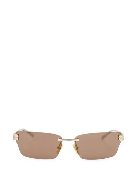 Ochelari de soare Balenciaga Eyewear cu autograf maro