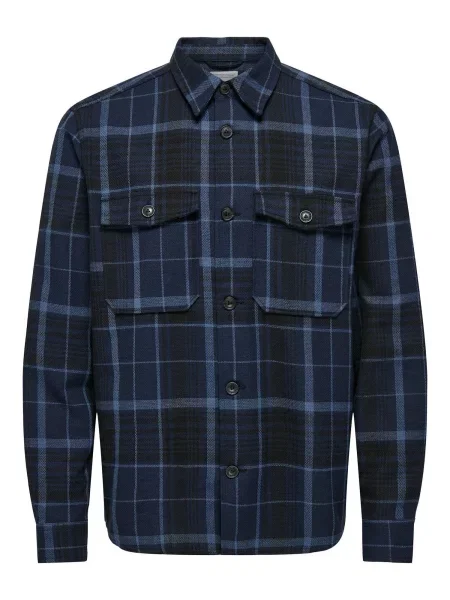 Only & Sons Cămașă Milo Life deschis / închis albastru