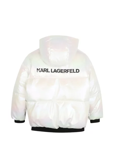 Dětska bunda Karl Lagerfeld bílá