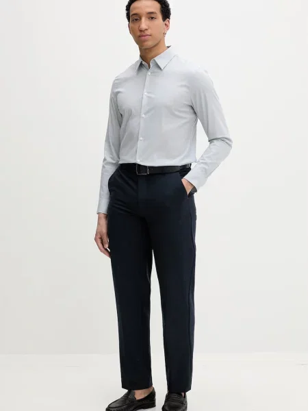 Calvin Klein cămașă pentru bărbați din cu verde